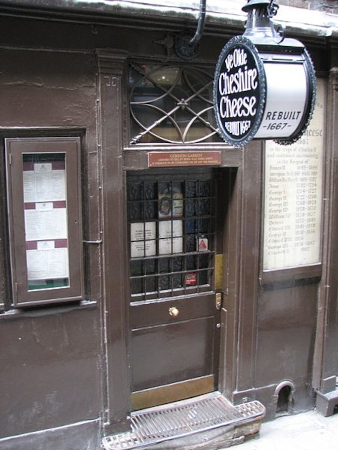 City of London - Ye Olde Cheshire Cheese - Charles Dickens - Dr. Samuel Johnson - John Davidson - W .B .Yates